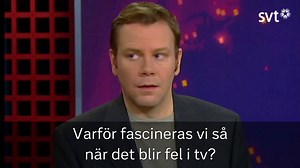 10K views · 83 reactions | Det ÄR kul med bloopers! Svenska tv-historier i kväll kl 19.30 i SVT2 och SVT Play. | SVT | Facebook