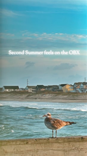 🦪🎣October on the OBX is a locals’ favorite! 🍁🌅 So many events, some amazing sunny days, stunning sunsets, and plenty of salty breeze🌊💨 #outerbanks #obx #iloveobx #travel #wanderlust #beachvacation #travelmore #fallbeachday #secondsummer #outerbanksnc #obxlife | Seaside Vacations Outer Banks