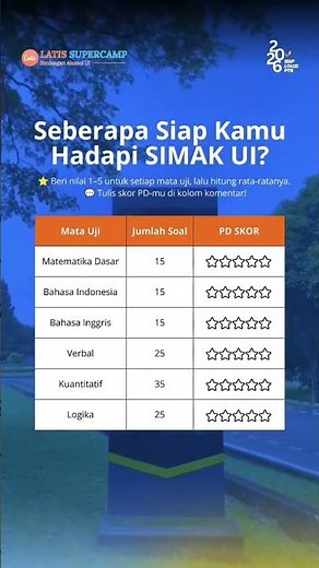 Yuk, tulis skor rata-ratamu di kolom komentar!