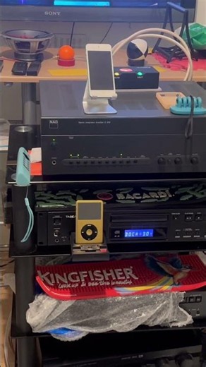 TASCAM 200iL (gold iPod 📱 160gb + NAD C370 +Monitor Audio Bronze 2+ Twin B&W ASW 10XP