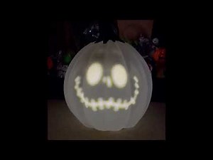 Jack Skellington Singing Animated Pumpkin