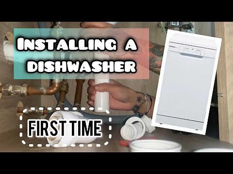 🔧Candy SlimLine Dishwasher | Installation | First time
