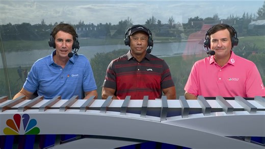 The one and only Tiger Woods joins Terry and Kiz in the booth to call some golf at the Hero World Challenge. 🐅🤝 📺 NBC & Peacock | Golf Channel