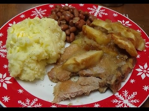 Easiest & Best Baked Pork Chops and Apples You Can Make For Your Family