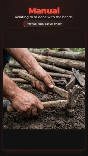 Root Word: MAN - Give me a Hand! ✋