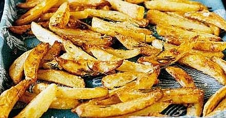 Chunky oven chips