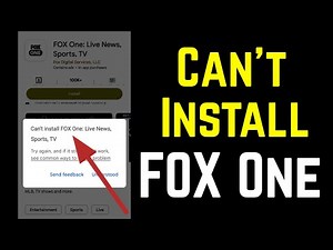 FOX One App Can't install Problem Solve | Fix FOX One App Play Store Download Problem Solved