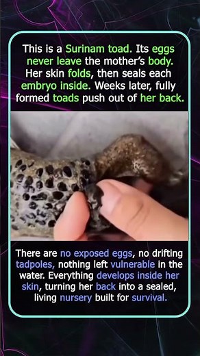 The Toad That Gives Birth Through Its Back