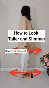 The combination of an oversized blazer and cropped straight-leg pants is unflattering based on the 3/4 rule, which focuses on maintaining a visually balanced silhouette. The 3/4 rule suggests that outfits should emphasize proportions by splitting the body into a 1/3 to 2/3 ratio, rather than an even 1/2 to 1/2 split. Here's why the oversized blazer and cropped straight-leg pants combo breaks this rule: 1. Creates a 1/2 to 1/2 Split: When you wear a long, oversized blazer that covers most of the 