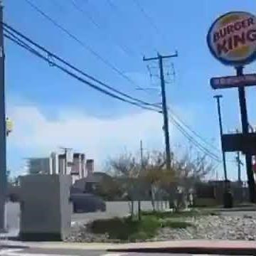 I walked to burger king