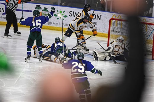 Kaylee Augdahl delivers double-overtime winner as West Fargo United upsets Spruins at state