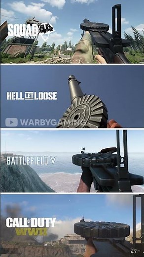 Lewis Gun Comparison | Squad 44 vs Hell Let Loose vs Battlefield 5 vs COD WW2