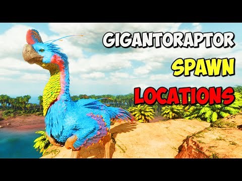 (ASA The Island) ALL Gigantoraptor Spawn LOCATIONS | ARK Survival Ascended