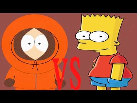 Kenny McCormick VS Bart Simpson - Rap Battles