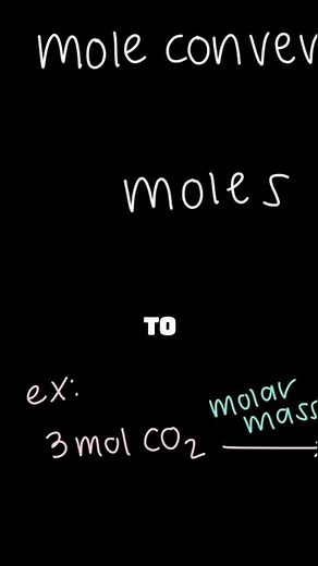 Understanding Molar Mass: The Key to Mole Conversions #shorts