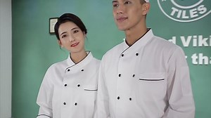 Watch Nanxson Men's Chef Coat Unisex Long Sleeve Chef Jacket Restaurant Chef Uniform CFM0040 on Amazon Live