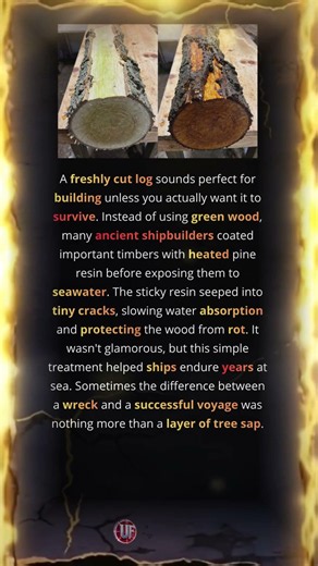 Why Ancient Ships Were Covered in Tree Sap?