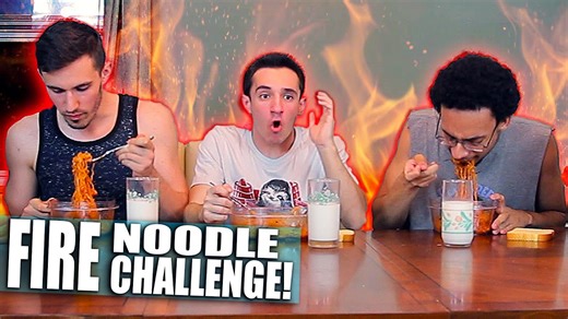 Insane Fire Noodle Challenge (World's Hottest Noodles)