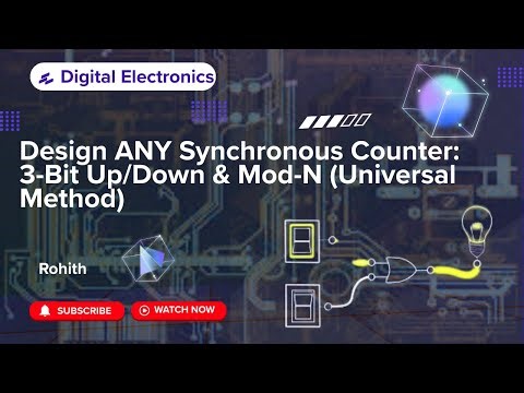 Become PRO: How to Design a Mod-8 Synchronous Counter with any FlipFlops?(Sequential Circuit Design)