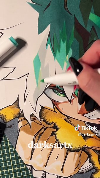 How to Draw Izuku Midoriya from My Hero Academia