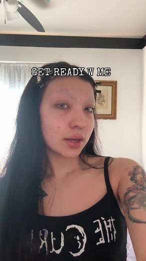 a lil get ready w me :) #gothgirl #grwm #getreadywithme #foryou #goth #gothmakeup #gothaesthetic #gothmodel #altgirl #makeuptutorial #tutorial #fyp #explore