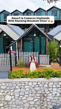 This resort in Cameron Highlands lets you stay with stunning mountain view! 😍⛰️