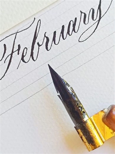 Copperplate Calligraphy Practice Day 4