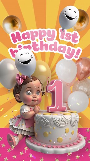Happy 1st Birthday Little Princess 🎂 - Birthday Wishes & Messages