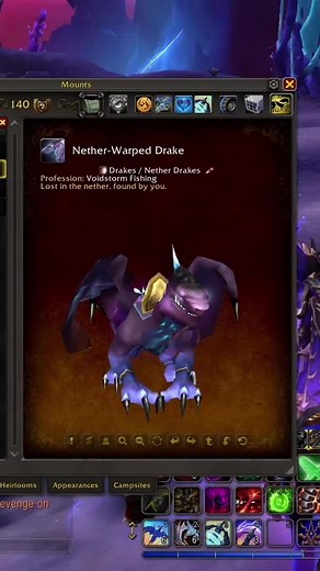 Mount Guide: Nether-Warped Drake #wow #wowcommunity #worldofwarcraft #wowmidnight #wowmounts