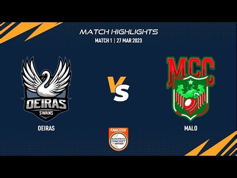 Match 1 - OEI vs MAL | Highlights | FanCode ECS Portugal, Santarem 2023 | ECS23.109