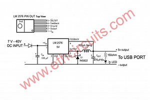 Easy Buck Converter Circuit 12V To 5V 3amp