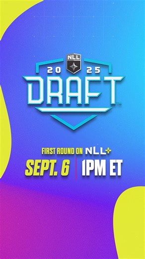 🚨 TOMORROW 🚨 The 2025 NLL Draft kicks off at 1pm ET. Streaming exclusively on NLL . | NLL