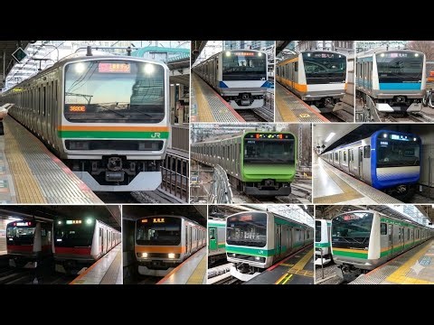 【発着シーン集】発車メロディも楽しむ♪東京駅を発着する通勤列車まとめ映像集2026｜4K