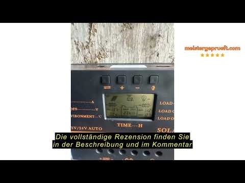 Produktbewertung YIWUTRADE Solarladeregler 80A Solarpanel Batterieladeregler Photovoltaik-Stromerzeu