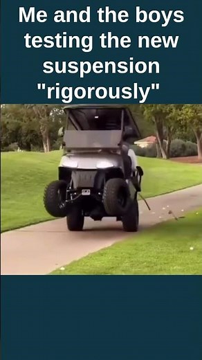 Me and the boys testing the new suspension "rigorously"