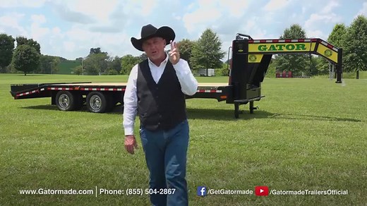 Gooseneck Air Ride Trailer - Gatormade Trailers