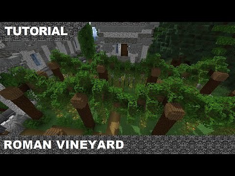 Minecraft Roman Vineyard Tutorial