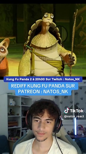 🚨REDIFF KUNG FU PANDA SUR MON PATREON🚨 Live à 20h30 sur Twitch (Natos_NK) 🔥 Un monde où le kung-fu, l’humour et la sagesse se mélangent à des combats épiques… 🐼🥋 Dans Kung Fu Panda, chaque guerrier suit son propre destin. Je découvre Kung Fu Panda pour la première fois : fous rires, combats incroyables, personnages attachants et scènes cultes 😱 Une saga d’animation drôle, touchante et spectaculaire qui a marqué toute une génération. (Re)découvre Kung Fu Panda avec nous, film après film 🔥