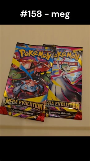 Pokemon packs opening 158- meg, mega evolution