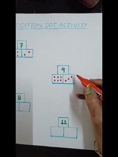 Addition dots activity