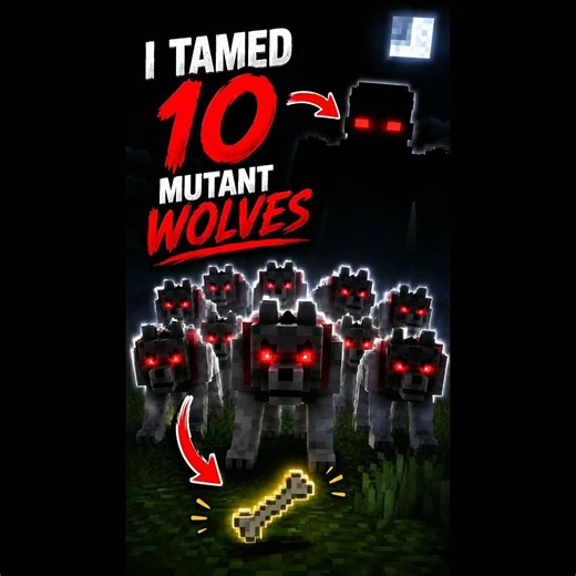 I TAMED 10 MUTANT WOLVES 🐺🔥
