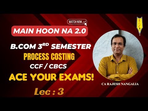How to Solve Process Costing Missing Figures & Inter-Process Profit | CA Rajesh Nangalia
