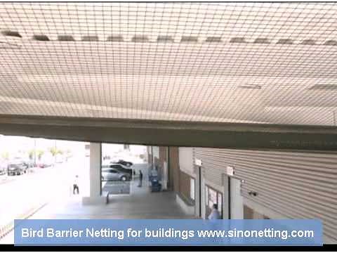 bird barrier netting for buildings