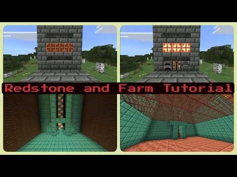 Redstone Tutorial: Piston Slime Elevator, Hidden Workbench, Automatic Elevator, Simple Trap Door