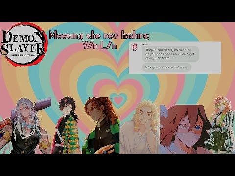 Demon Slayer Scenarios: Meeting The New Hashira; Y/n L/n | Demon Slayer Characters x GN! Y/N