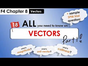 Lesson 18: VECTORS [PART 1] | SPM Add Maths | F4C8 Vectors