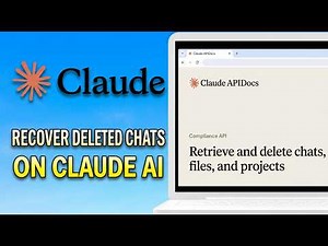 How to Recover Deleted Chats On Claude Step by Step Guide