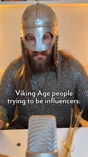 Ever wondered what it would look like if Viking Age people tried to make it as influencers in our modern world? #vikings #thevikingmuseum #viking #parody #asmr | The Viking Museum