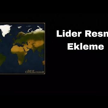 Age of History 2 Lider Resmi ekleme (mobil)