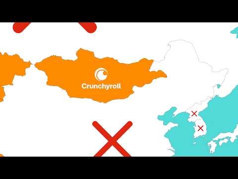 All Countries with CRUNCHYROLL in 2026 !!
